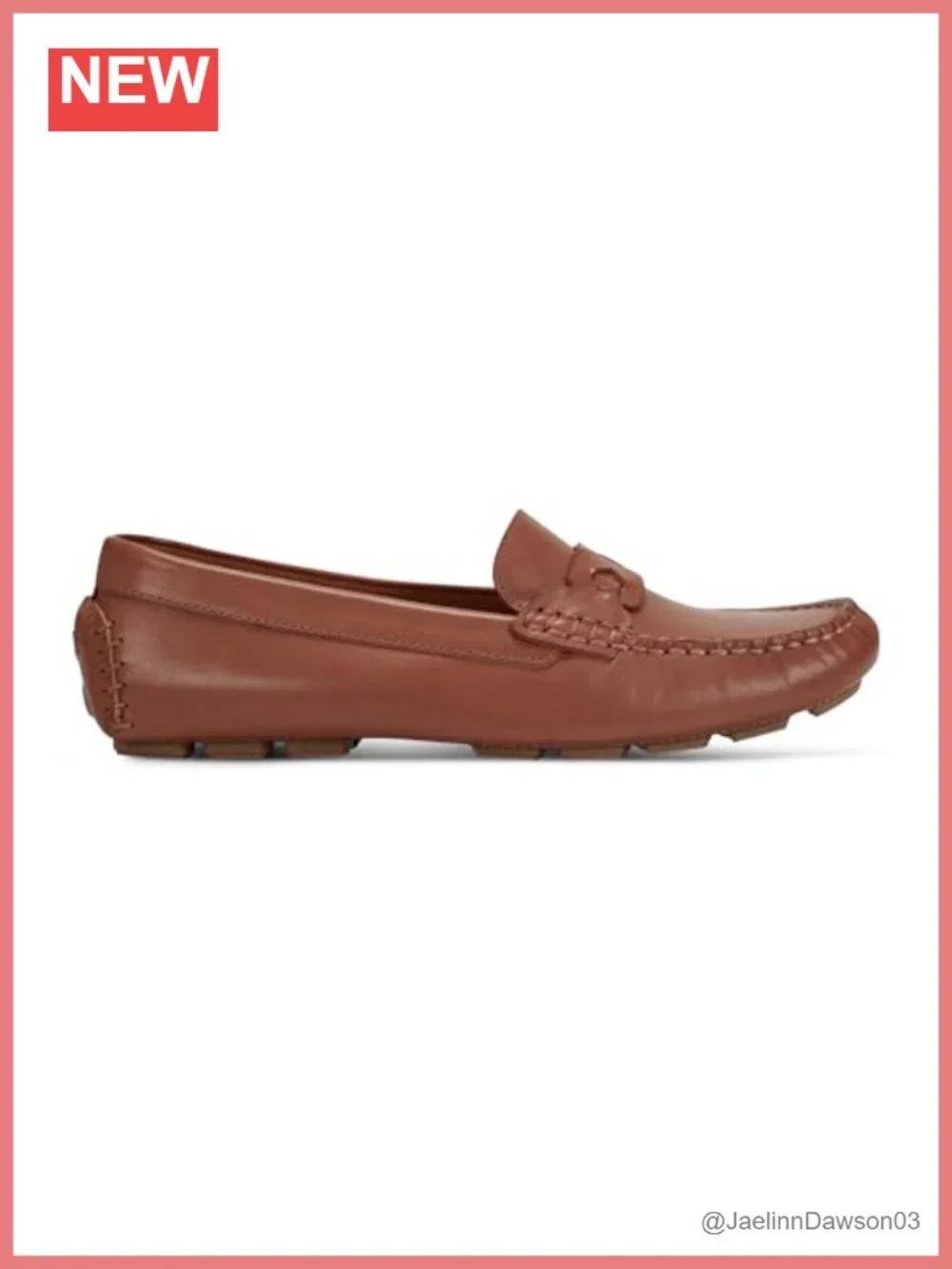 Women's Leather Mocc-On Flats - Cushioned Comfort, Arch Support, Flexible